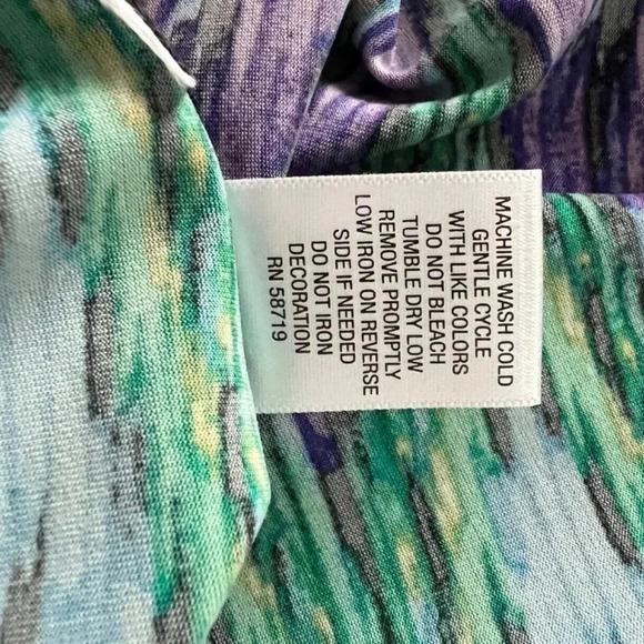 Studio Works Multicolor Print Sleeveless Dress Size M - Picture 12 of 14